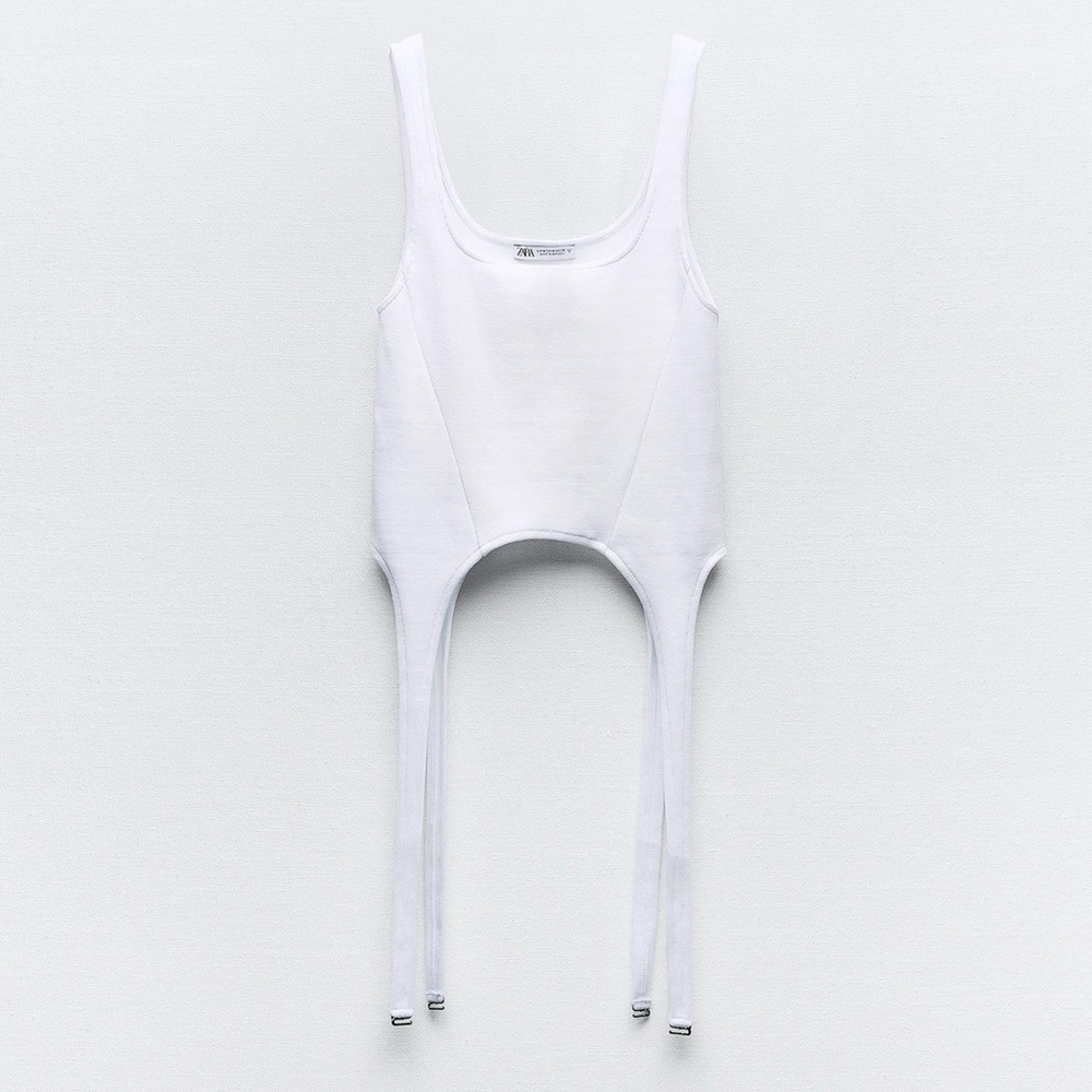 Zara shirt with straps